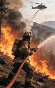 3% AFFF foam (-6°C)